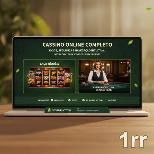 Ilustração de Acesse a plataforma de jogos 1rr com segurança garantida